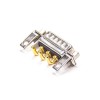 d sub 3v3 Male Combo Right Angle Machined Contacts Connector 20pcs 40A