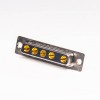D sub 5W5 Machined Pin Straight Female Nickel Plating Solder Type 20pcs