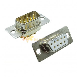 D SUB 9Pin ConnectorStraight Male Female Solder Type RS232 Serial Port VGA Solid pin