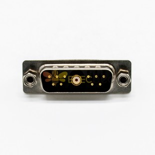 D SUB Male Power Connector 11w1 Straight Through Hole for PCB Mount 30A