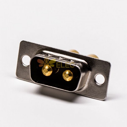 D SUB connector 2W2 Male Power Straight Solder Type For Cable