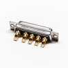 D SUB Power Connector 5W5 Solder Type Female Straight Cable Connector