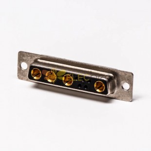 DB9 hembra D SUB conector de soldadura 9W4 tipo de saltea recta para montaje en cable 10A