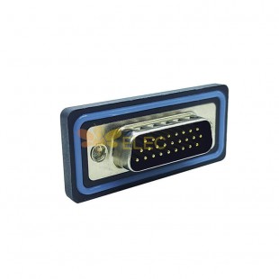 D SUB 26Pin Connector Straight Male Through Hole Serial Port 26Pin Waterproo Bur Solid pin 