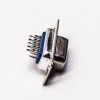 15 Pin D SUB Straight Connector Female Bule Solder Type pour câble