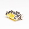 15 Pimli Dişi HD D SUB Konnektör Sağ Açılı Delikten PCB Montaj 20pcs için