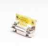 PCB Montaj için 15 Pin Kadın HD D SUB Konnektör Sağ Açılı Delik