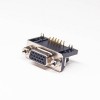 15 Pin hd d sub connector female FOR PCB connector right angled