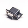 VGA插座 D-SUB連接器 母頭8.89黑膠 VGA母座3Pcs
