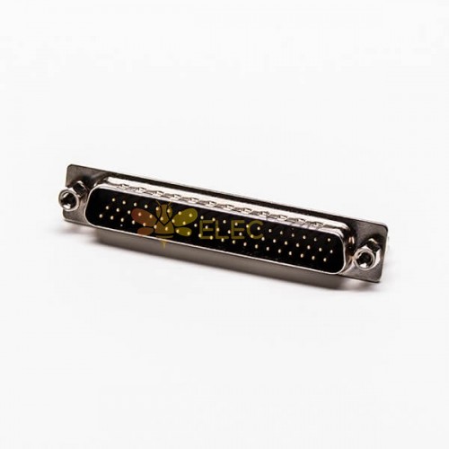 db62連接器高密度公頭直式鉚鎖式插孔接PCB板