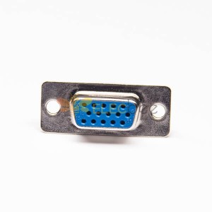D-sub 15-pin Female 3 Row Connector HD15 Female Chassis Mount 20pcs