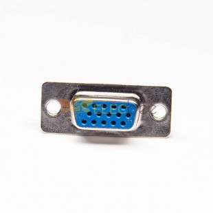 D-sub 15-pin Female 3 Row Connector HD15 Female Chassis Mount 20pcs