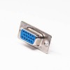 D-sub 15-pin Female 3 Row Connector HD15 Female Chassis Mount