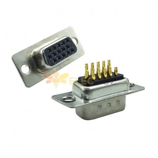 D SUB 15Pin Connector Straight Male Female Solder Type 15pin 3 Rows Bur 10A 20A 30A 40A 30A