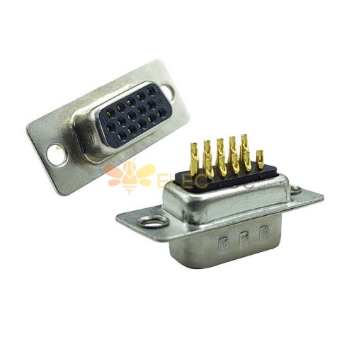 D SUB 15Pin Connector Straight Male Female Solder Type 15pin 3 Rows Bur 10A 20A 30A 40A 40A