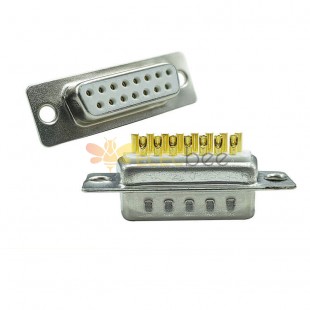 D SUB 15Pin Connector Straight Male Female Solder Type 15pin RS232 Serial Port 2 Rows Bur 10A 20A 30A 40A 10A