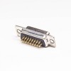 D sous 26 Pin High Density Female Connector 180 Degree Solder Type for Cable