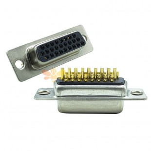 D SUB 26Pin Connector Straight Male Female Solder Type 26pin COM Serial Port 3 Rows Bur 10A 20A 30A 40A 10A