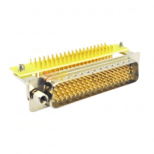 D SUB 78Pin Connector Right Angled Male Female Through Hole 78pin 4 Rows Bur 