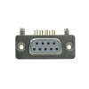 D SUB 9Pin Connector Right Angled Female Through Hole 9pin COM Serial Port 2 Rows Bur 