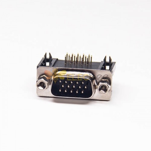 D sub hd 15 pin maschio PER connettore PCB ad angolo retto 20pz