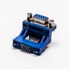 D-sub HD Pin 15 Female 90° Degree Elevated Staking Type for PCB Mount 20pcs