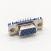 D-sub High Density 15 Pin Right Angled Female for PCB Mount
