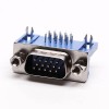 D-sub Male Connector Right Angled 15 Pin staking type 20pcs
