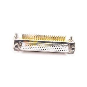 d sub62 Pin Dişi Dik Açı PCB Montaj İşlenmiş Kontaklar Konektörü 20 adet