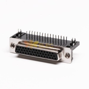 High Density D-sub Connectors 44 Pin Female staking type