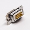 Machined D SUB 9 Pin Male Connectors Straight Solder Type for Cable 20pcs
