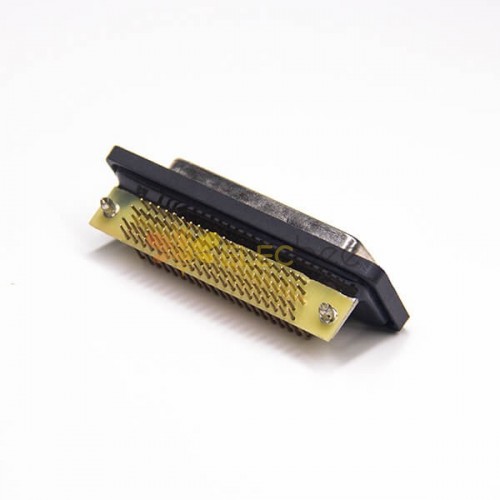 Connettore D-sub a 104 pin IP67 Connettore D-sub a 104 pin maschio ad angolo retto impermeabile per montaggio su scheda 5 pezzi