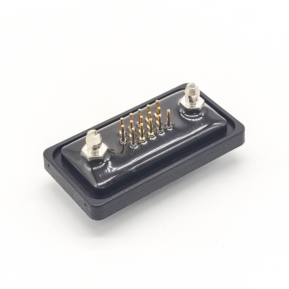 15 pin erkek d alt konektör (vga) Standart IP67 tip 3 Zıpkınlı Delik Panel Montaj Dan Satırlar