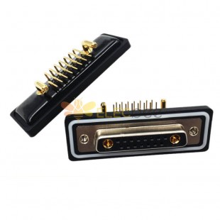 D SUB 17Pin Connector Right Angled Male Female Through Hole 17Pin Waterproof 17W2 High Current 10A