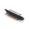 D alt 25 Pin Konnektör Standart IP67 tip 2 Delikli Panel Montaj dan Satırlar
