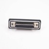 D sub 25 Pin Female Connector Standard IP67 type 2 Rows Through Hole Panel Mount With Harpoon