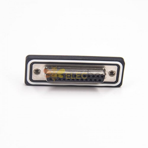D-Sub 25 Pin Buchse Standard IP67 Typ 2 Reihen Durchgangsloch Panelmontage 20 Stück