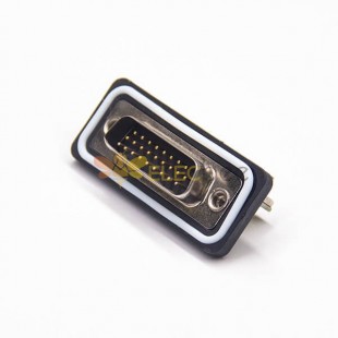 Connettore D sub 26 pin maschio standard IP67 tipo foro passante montaggio a pannello 20 pz