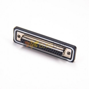 D sub 37 Pin Connector Standard IP67 Typ Through Hole Panel Mount