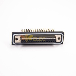 Conector D sub 37 pinos padrão IP67 tipo através do orifício para montagem em painel 20 peças