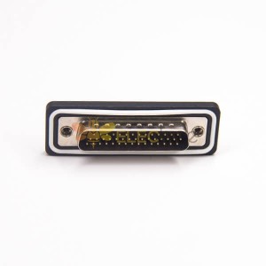 Connettore maschio D sub 44 pin Tipo IP67 standard Montaggio a pannello con foro passante 20 pz