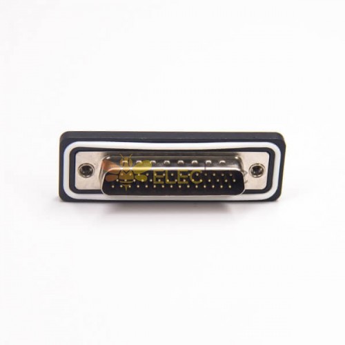 Connecteur mâle D sub 44 broches type IP67 standard trou traversant montage sur panneau 20 pièces