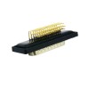D SUB 44Pin Connector Right Angled Female Through Hole 44Pin Waterproof Solid pin 