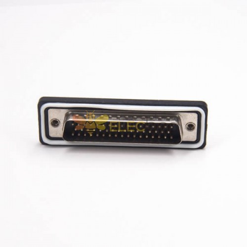 Connettore D sub 50 pin IP67 Lega di alluminio impermeabile Connettore maschio D-sub 50 pin Connettore a saldare per filo 20 pezzi