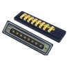 D SUB 8Pin Connector Right Angled Male Female Through Hole 8Pin Waterproof 8W8 High Current