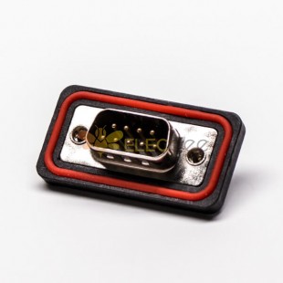 D sub 9 Connettore pin Impermeabile Maschio Dritto Cavo