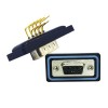 D SUB 9Pin Connector Right Angled Female Through Hole COM Serial Port 9Pin Waterproof Solid pin 