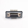 D sub connector 15 pin female IP67 Waterproof D-sub 15 Pin Female Right Angle Board Mount Connector