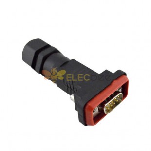 Ip68 Waterproof DB 9 Pin Male Cable Connector