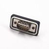 Standard IP67 Waterproof D-sub 9 Contact Right Angle PCB Mount Connector